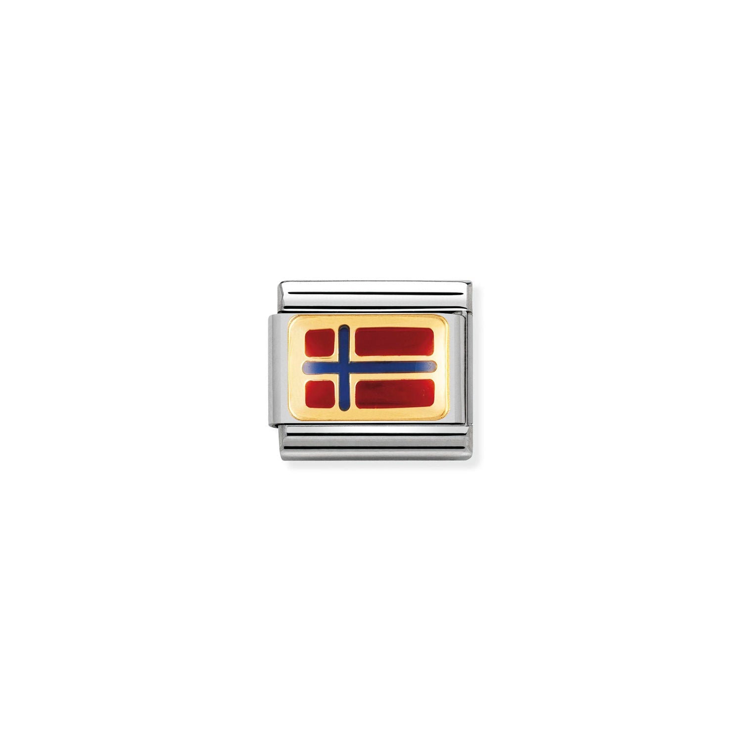 Nomination Classic EUROPE FLAG Gold NORWAY Charm