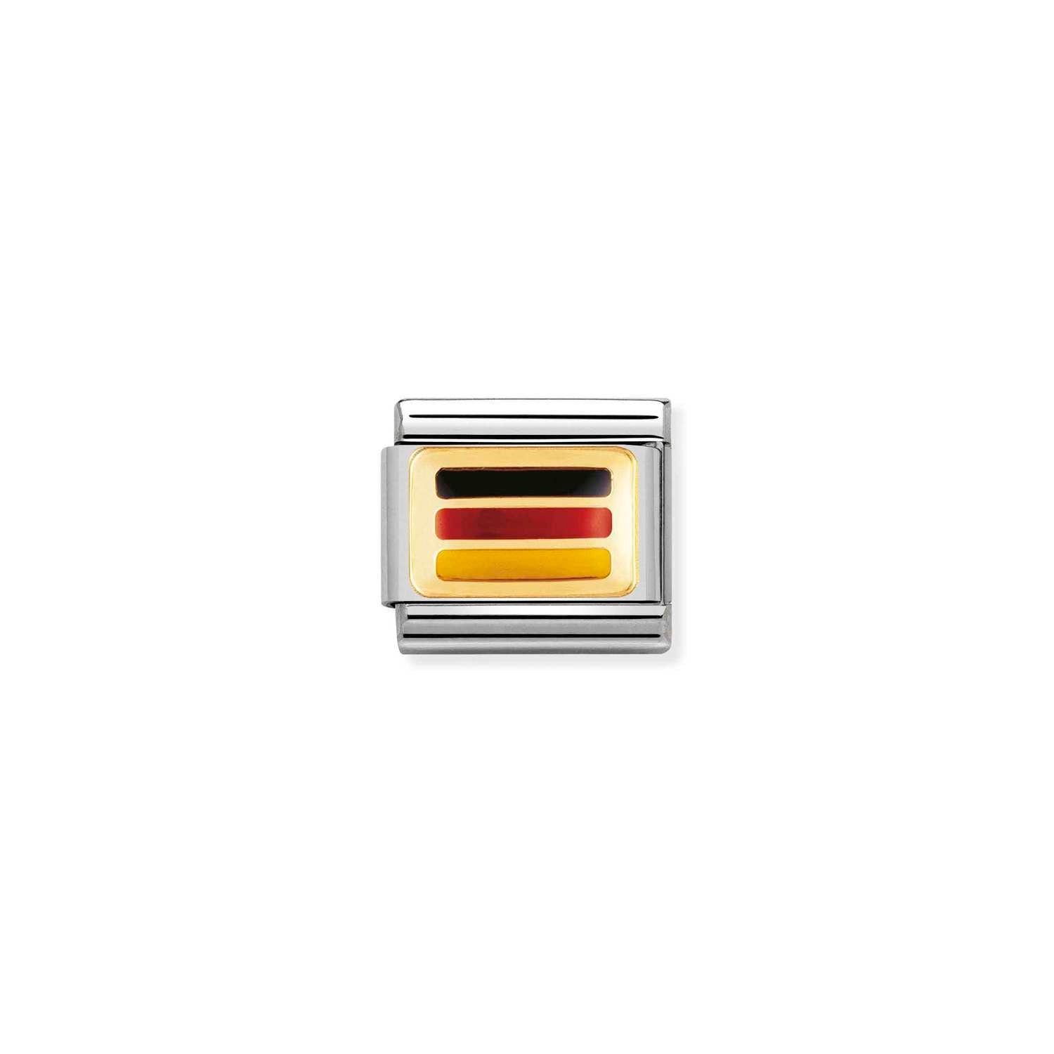 Nomination Classic EUROPE FLAG Gold GERMANY Charm