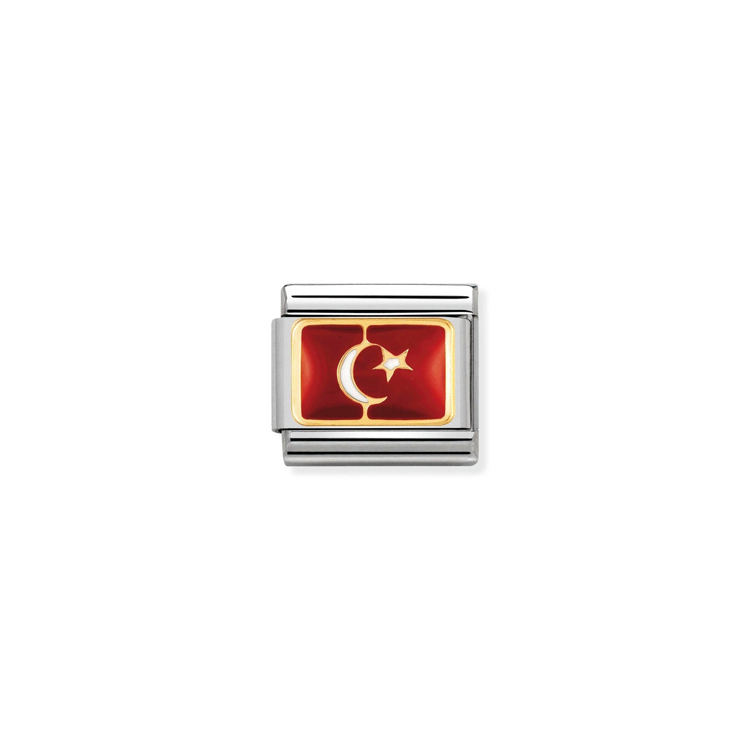 Nomination Classic EUROPE FLAG Gold TURKEY Charm
