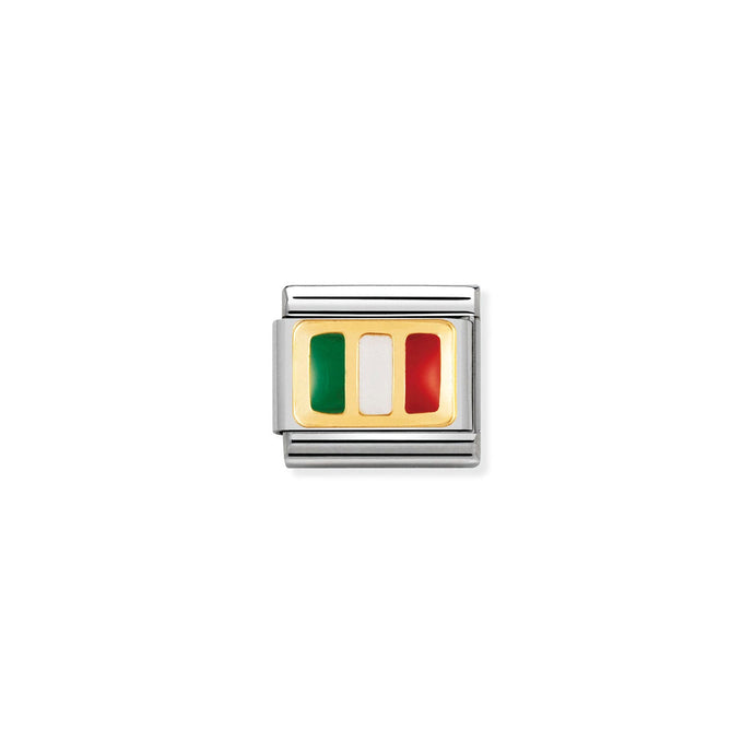Nomination Classic EUROPE FLAG Gold ITALY Charm