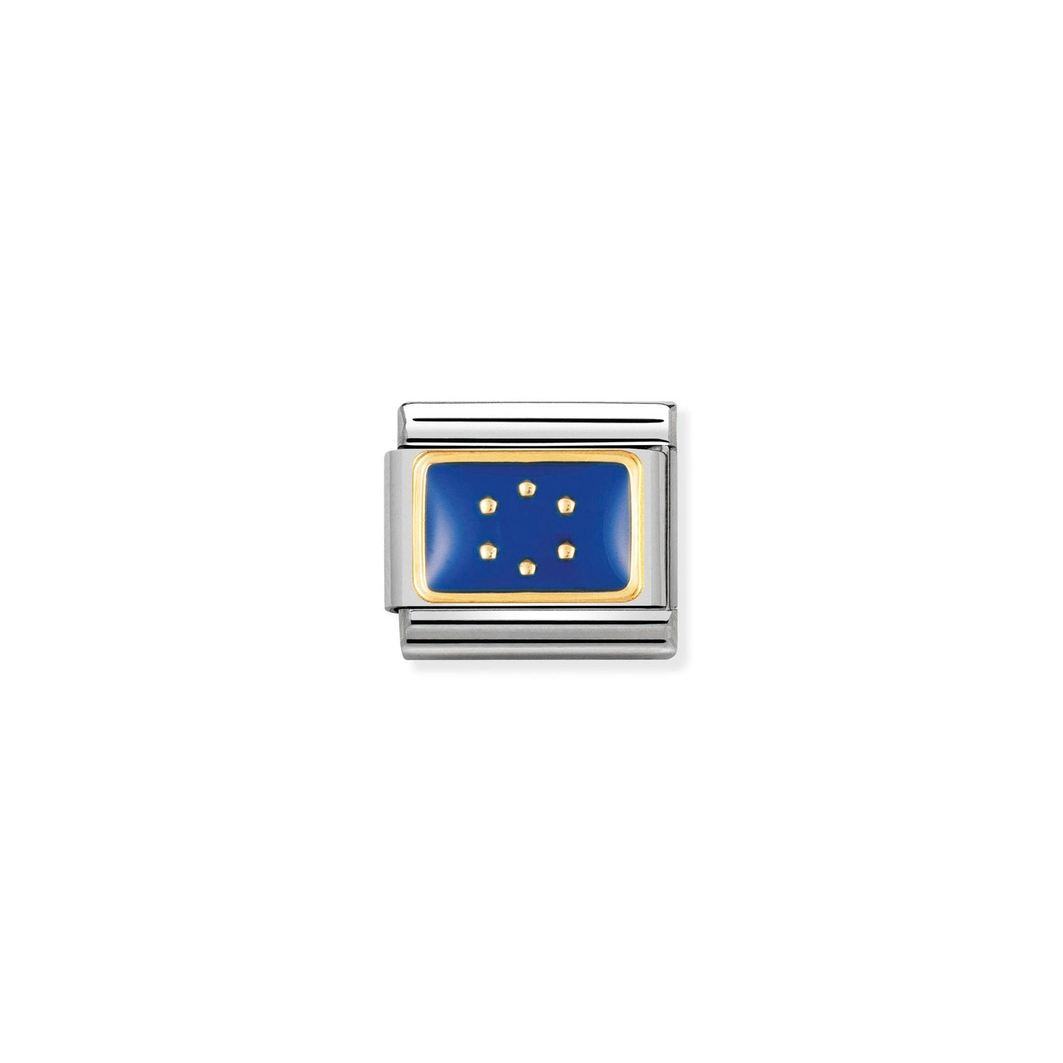 Nomination Classic EUROPE FLAG Gold BLUE EUROPE Charm