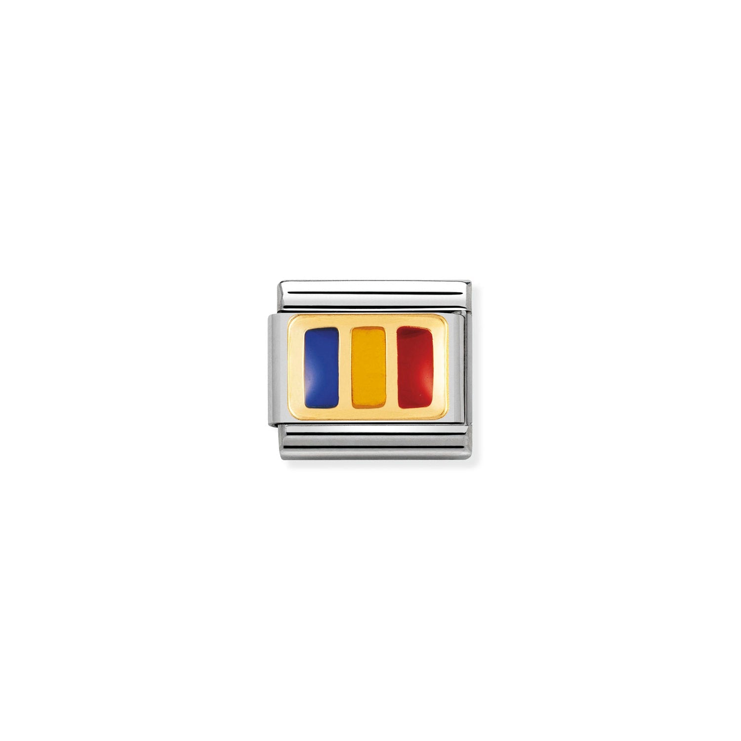 Nomination Classic EUROPE FLAG Gold ROMANIA Charm