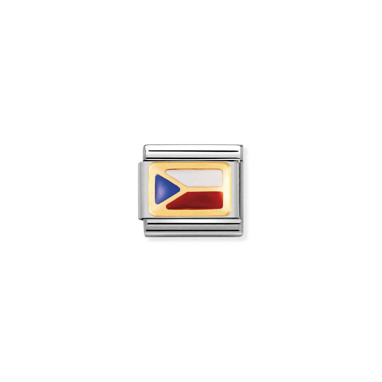 Nomination Classic EUROPE FLAG Gold CZECH REPUBLIC Charm