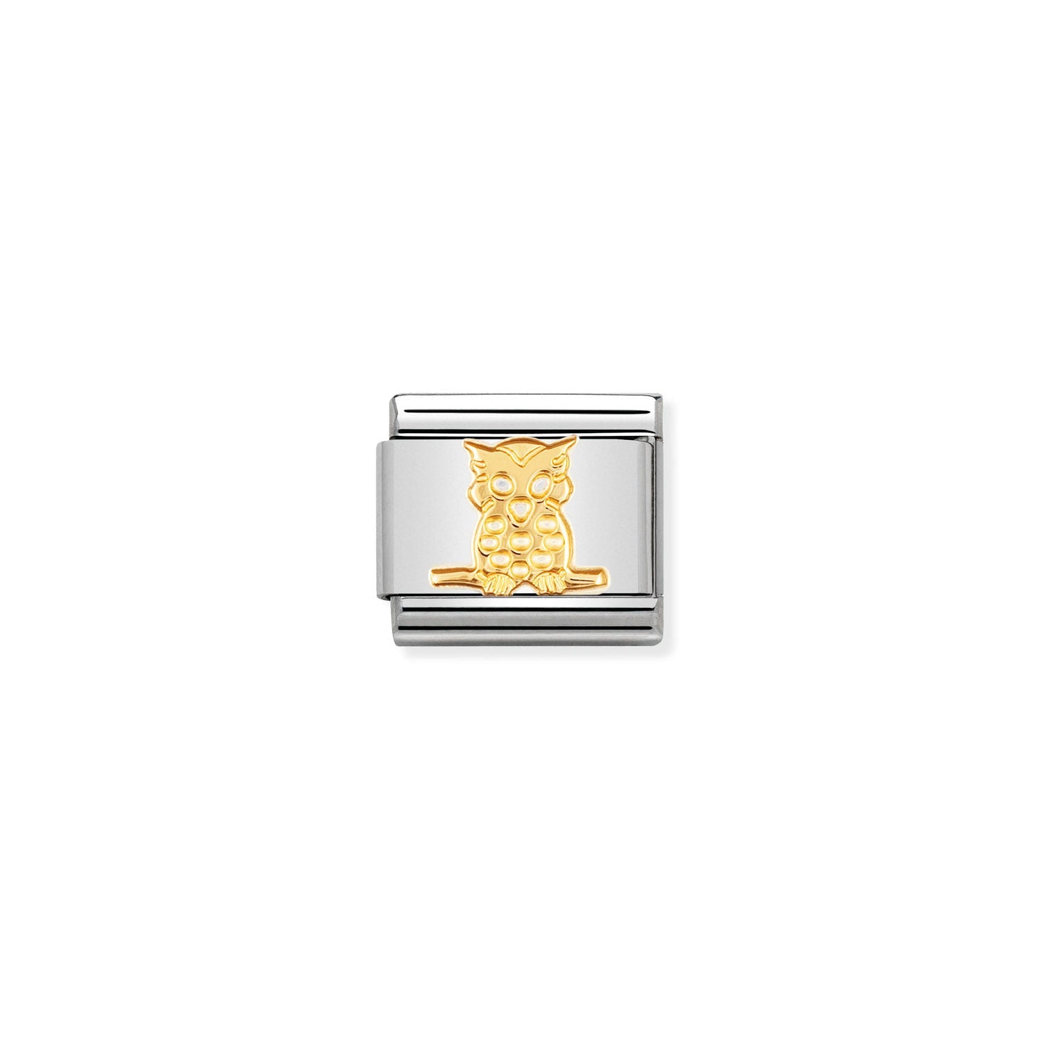 Nomination Classic Gold Owl Charm