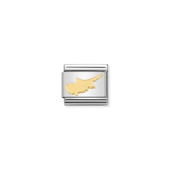 Nomination Classic Gold Cyprus Island Charm