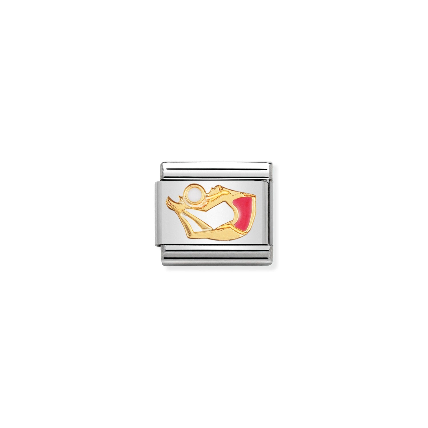 Nomination Classic Gold Gymnast with ball Charm