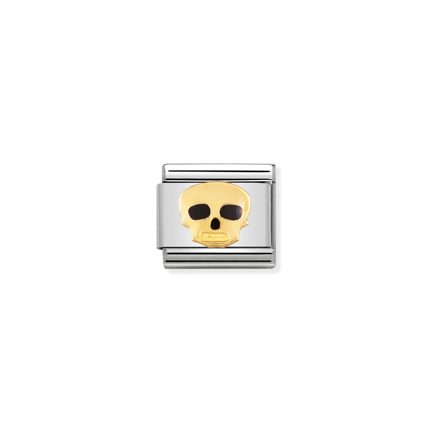 Nomination Classic Gold Skull Charm