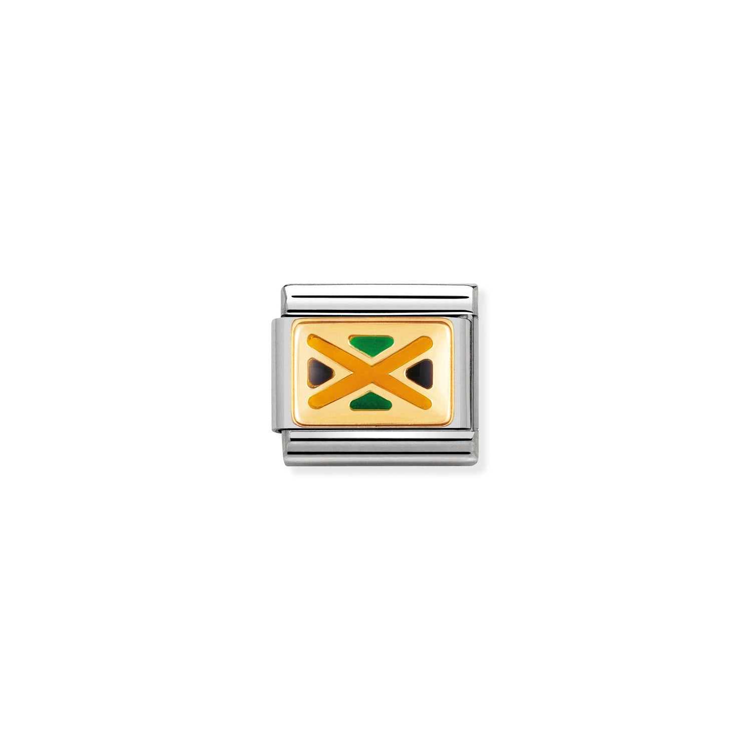 Nomination Classic AMERICA Gold JAMAICA Charm