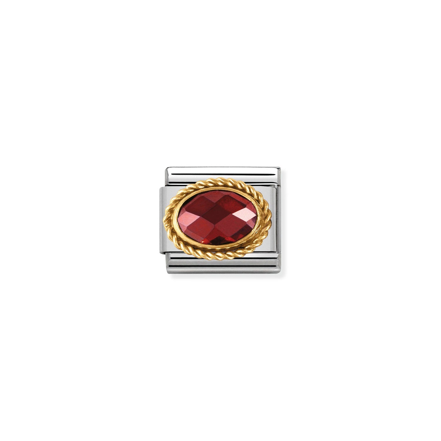 Nomination CLASSIC FACETED Gold RED Charm