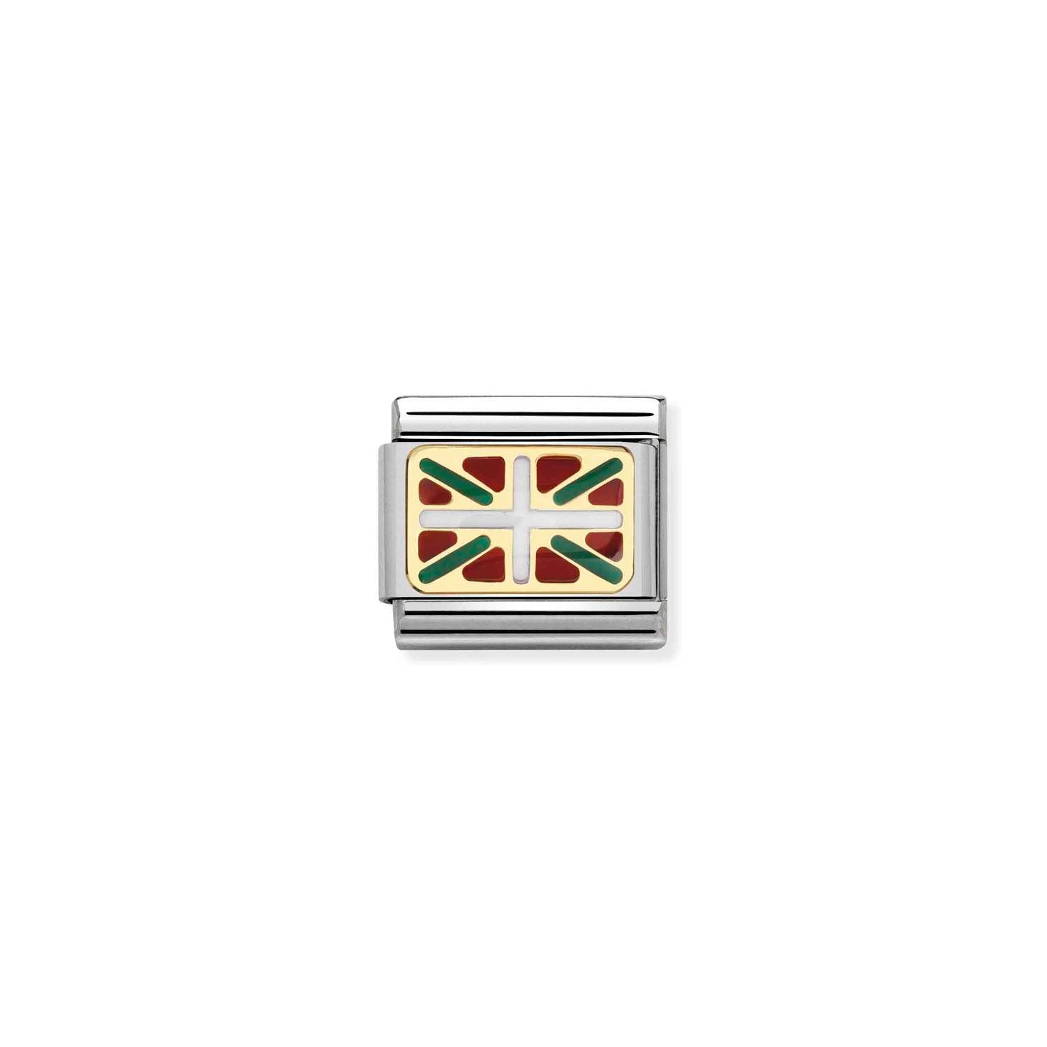 Nomination Classic EUROPE FLAG Gold Bandiera BASCA Charm