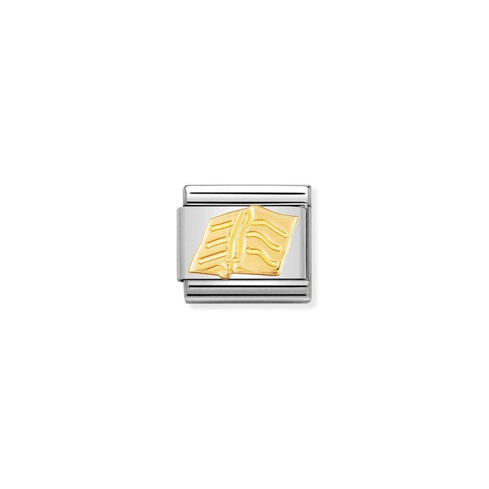 Nomination Classic Gold Book Charm
