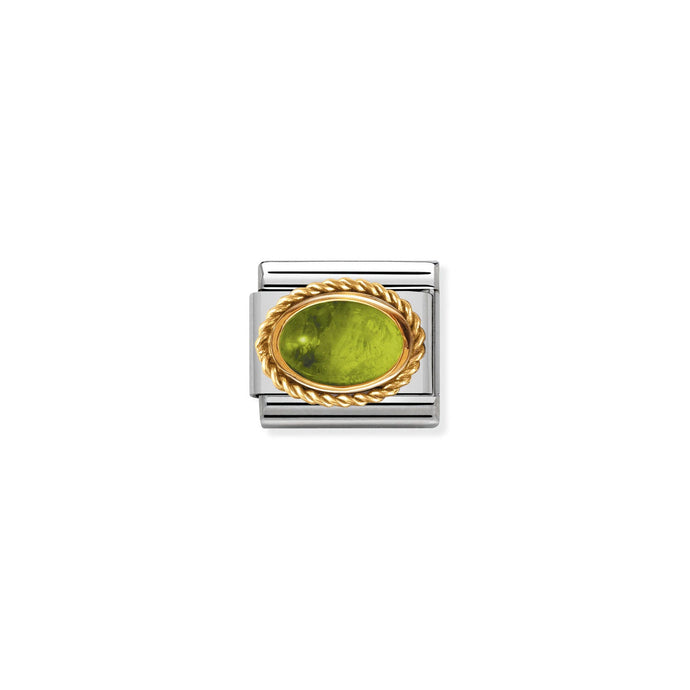 Nomination Gold PERIDOT Charm