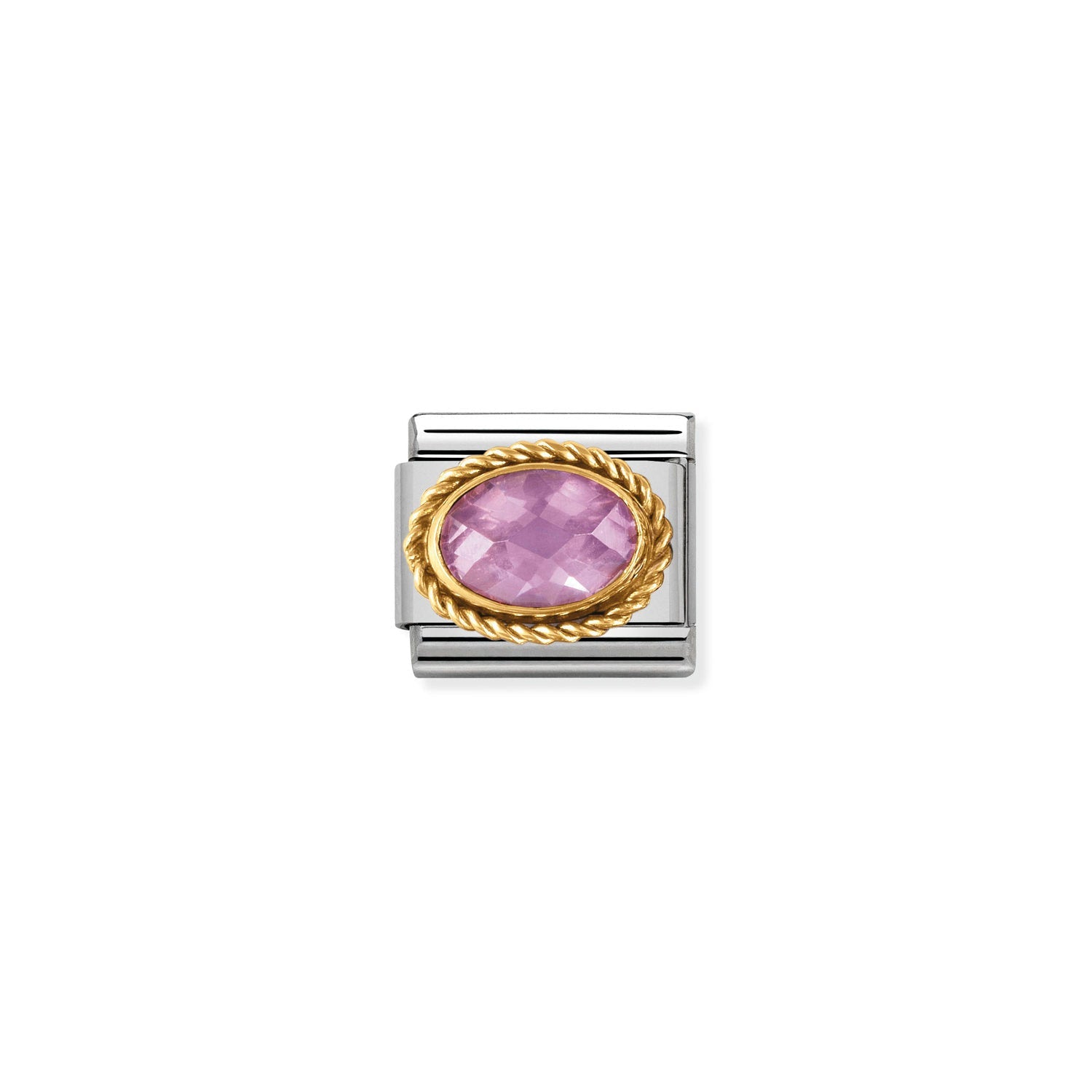 Nomination CLASSIC FACETED Gold PINK Charm