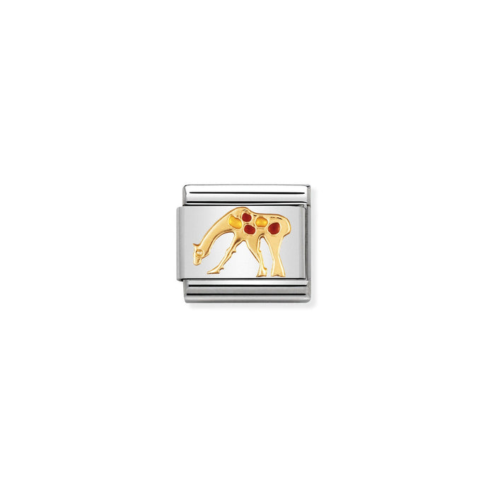 Nomination Classic Gold Giraffe Charm