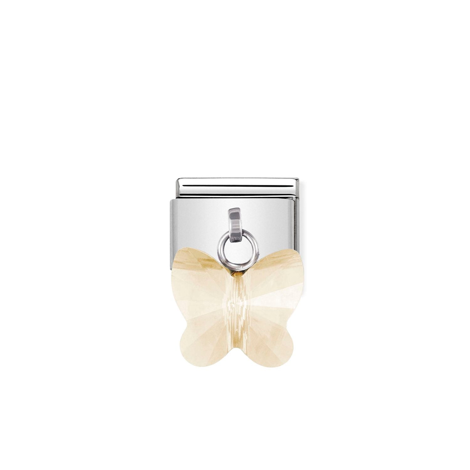 Nomination Classic butterfly Champagne Charm