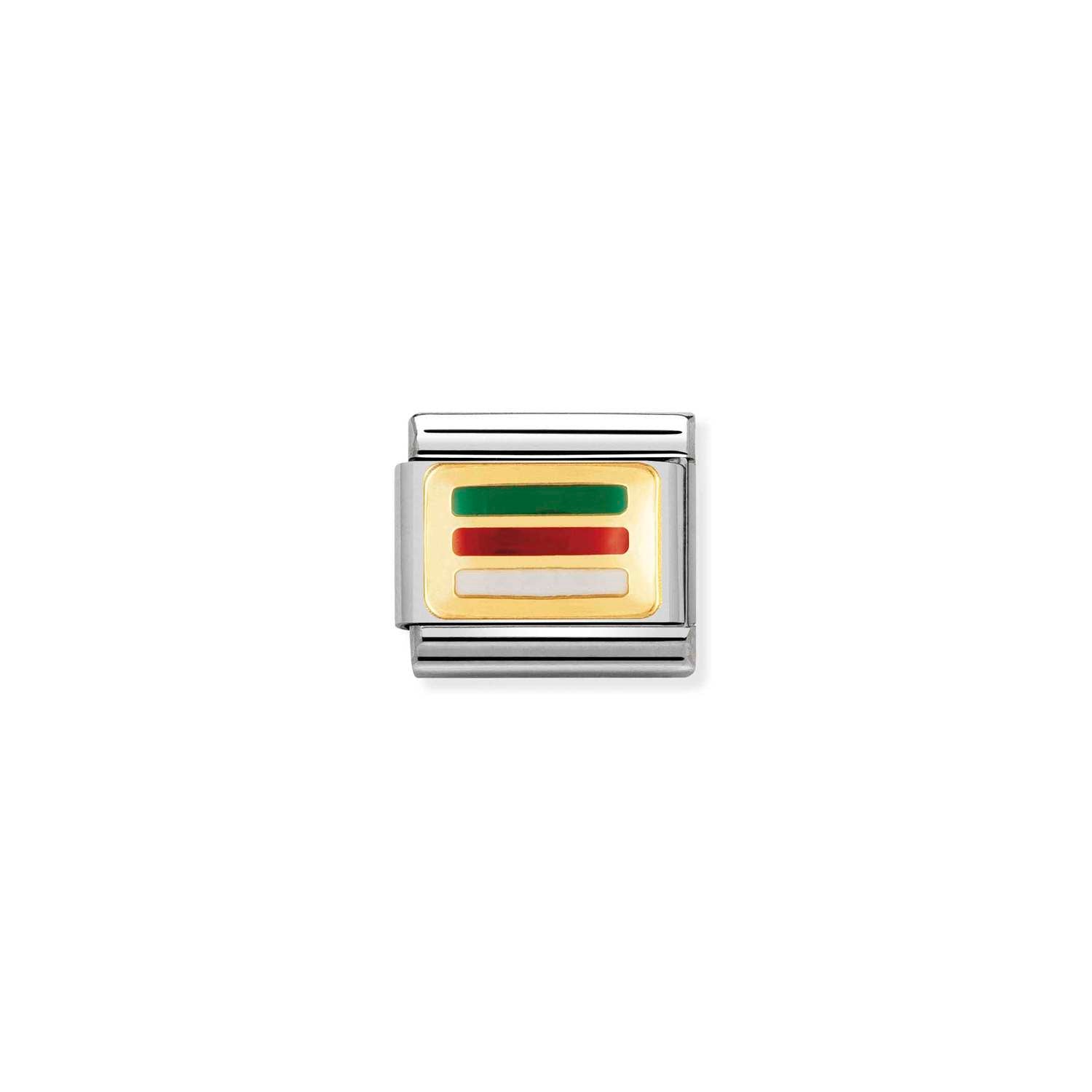 Nomination Classic EUROPE FLAG Gold Helgoland  flag Charm