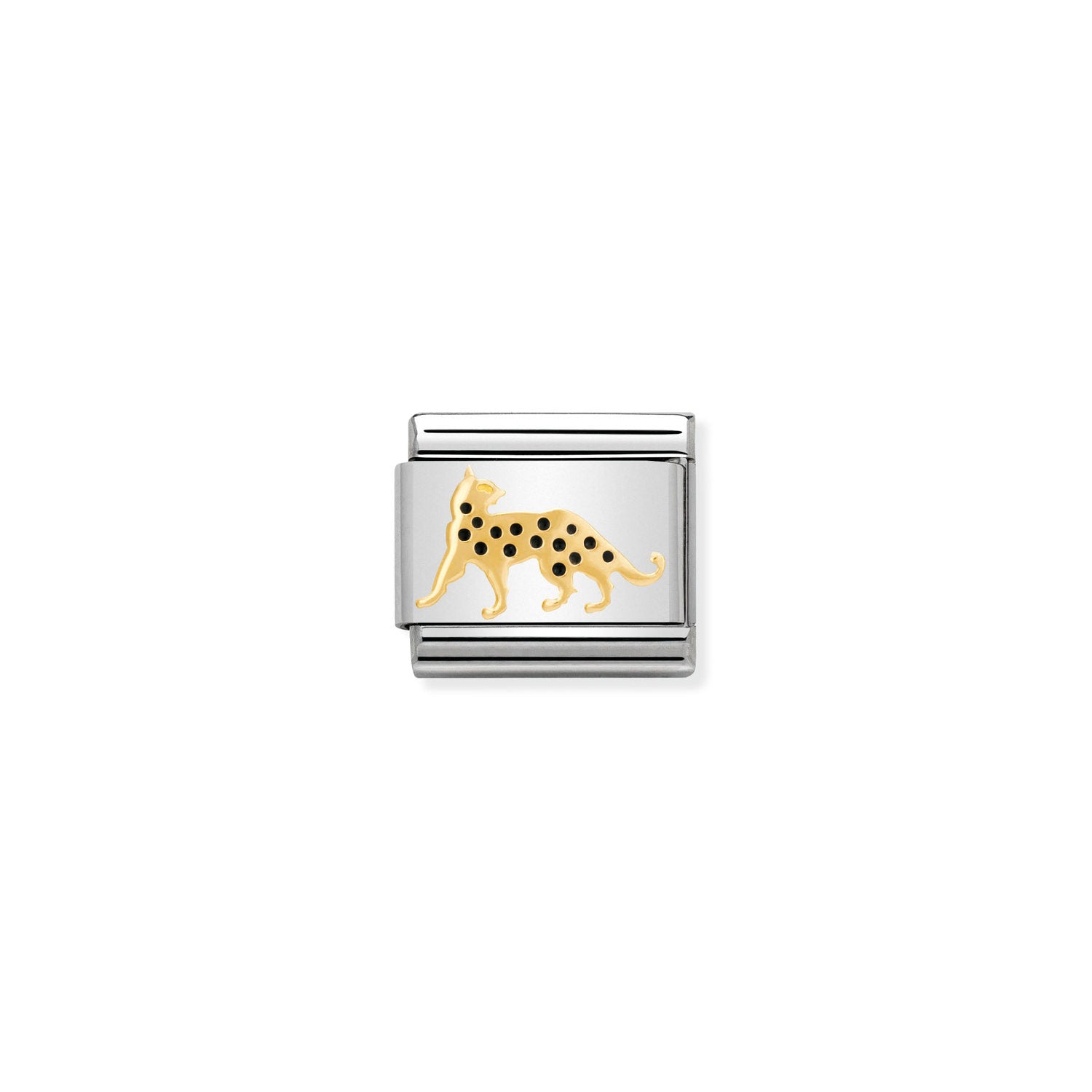 Nomination Classic Gold Leopard Charm