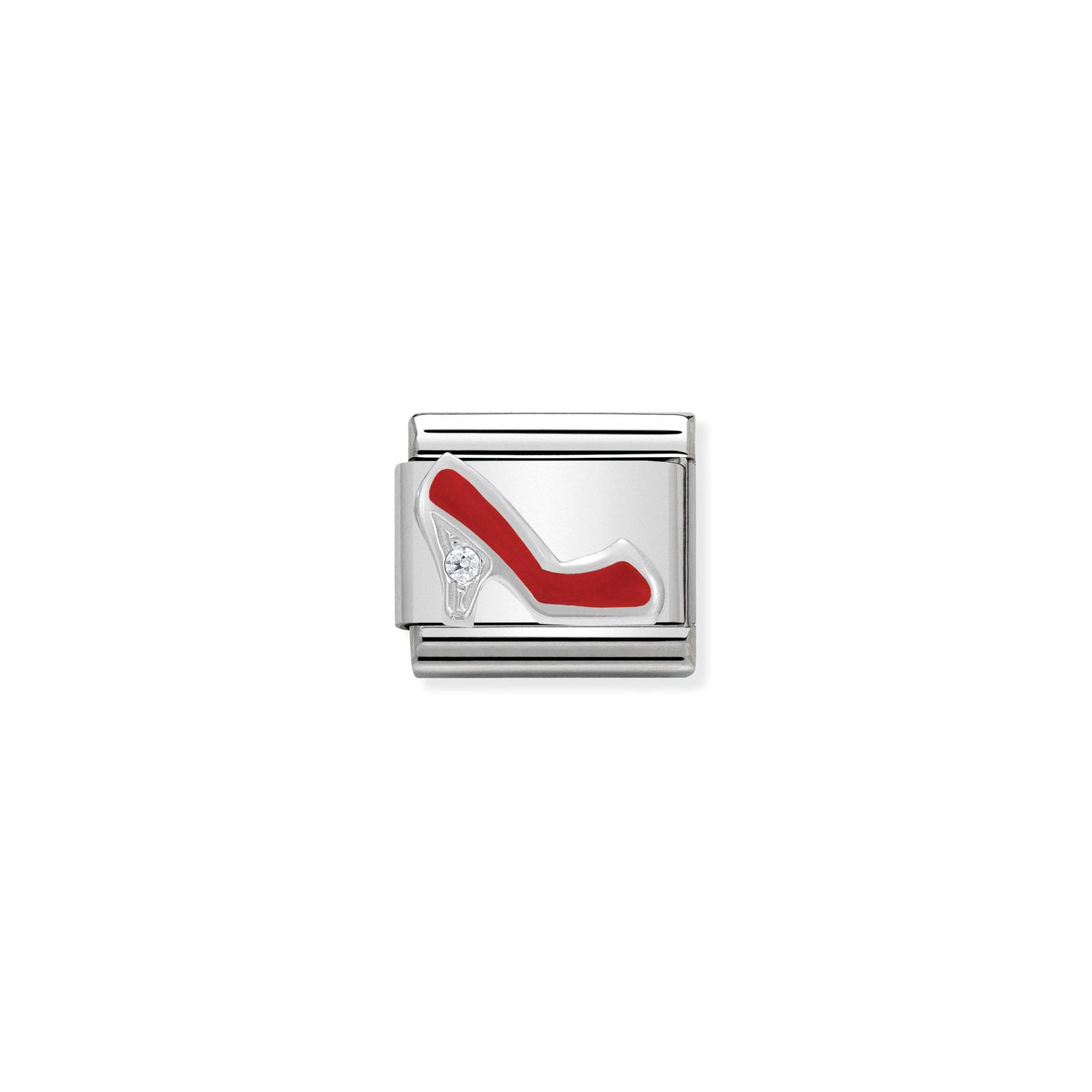 Nomination Classic Silver RED stiletto Charm