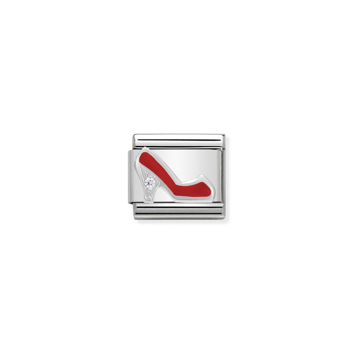 Nomination Classic Silver RED stiletto Charm