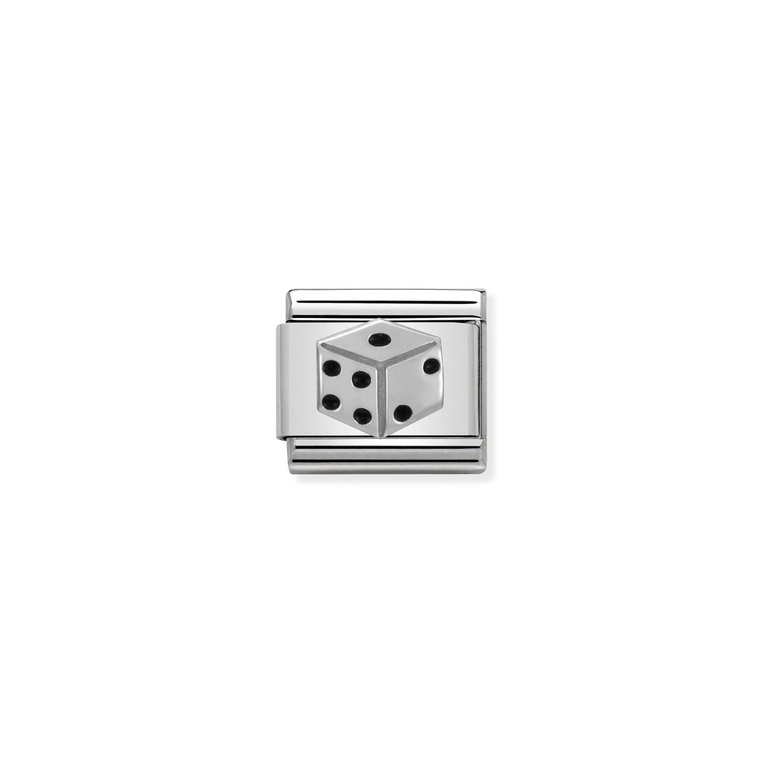 Nomination Classic SYMBOLS Silver Dice Charm