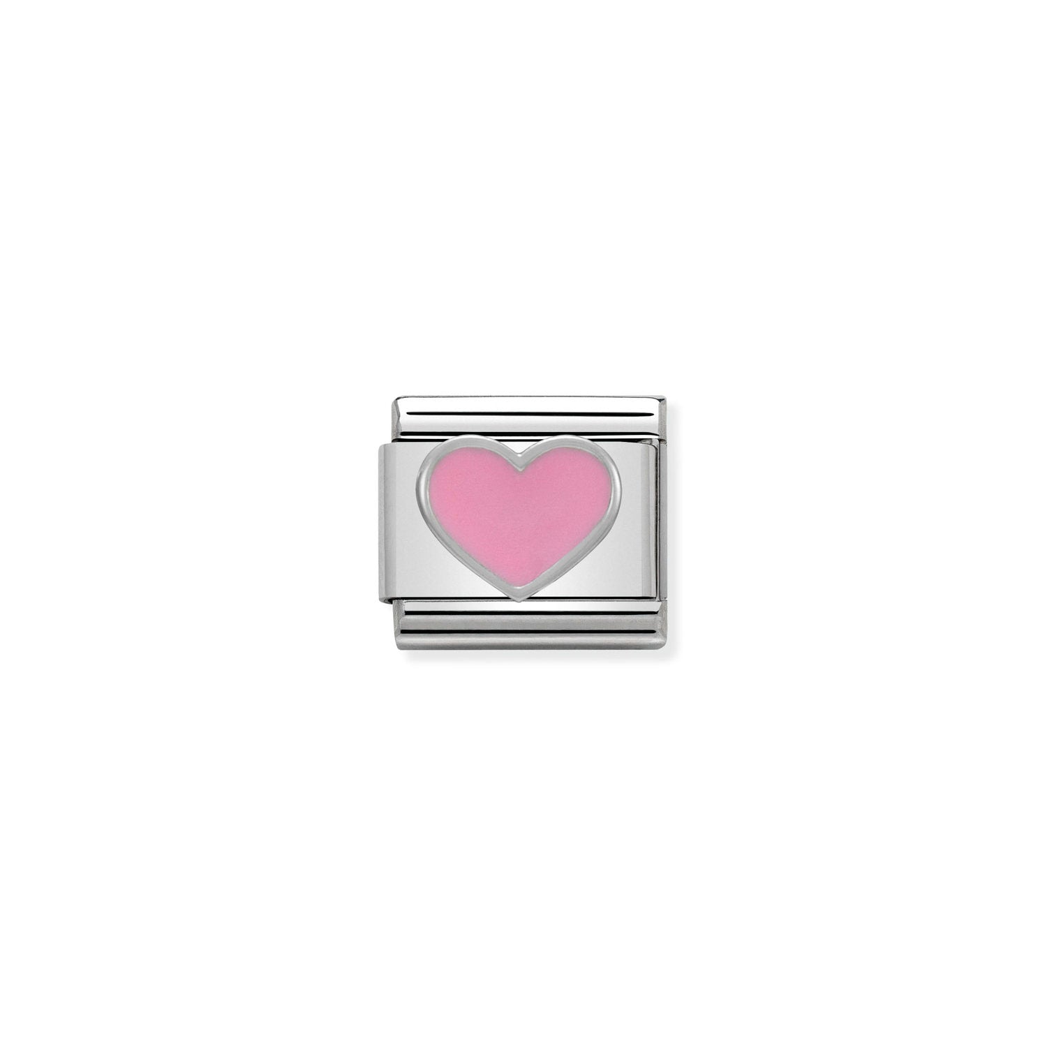 Nomination Classic SYMBOLS Silver Pink Heart Charm