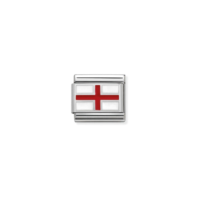 Nomination Classic FLAGS Silver England Charm