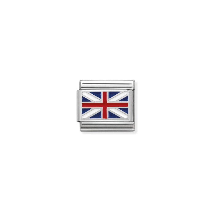 Nomination Classic FLAGS Silver Great Britain Charm