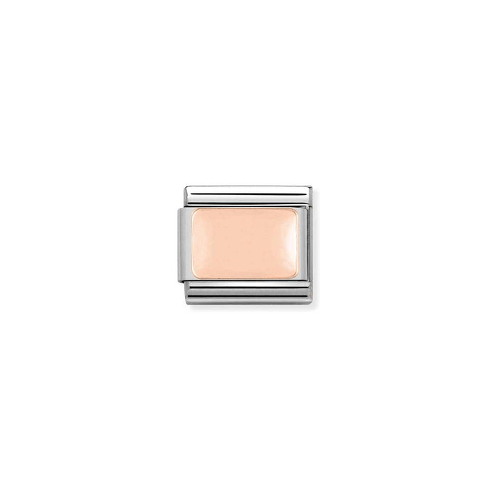 Nomination Classic PLATES 9ct Rose Gold CUSTOM Plate Charm