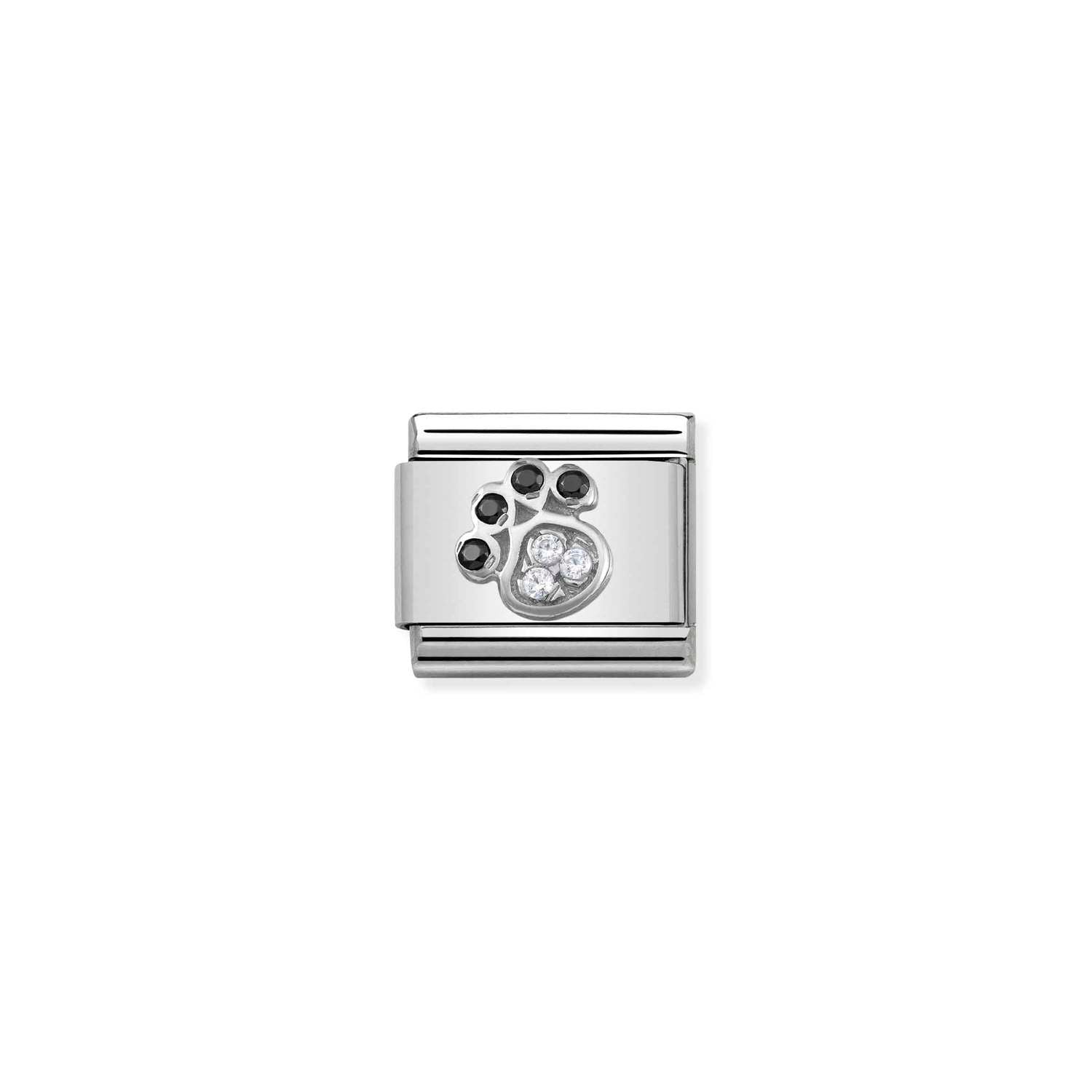 Nomination Classic silver Paw Print Charm