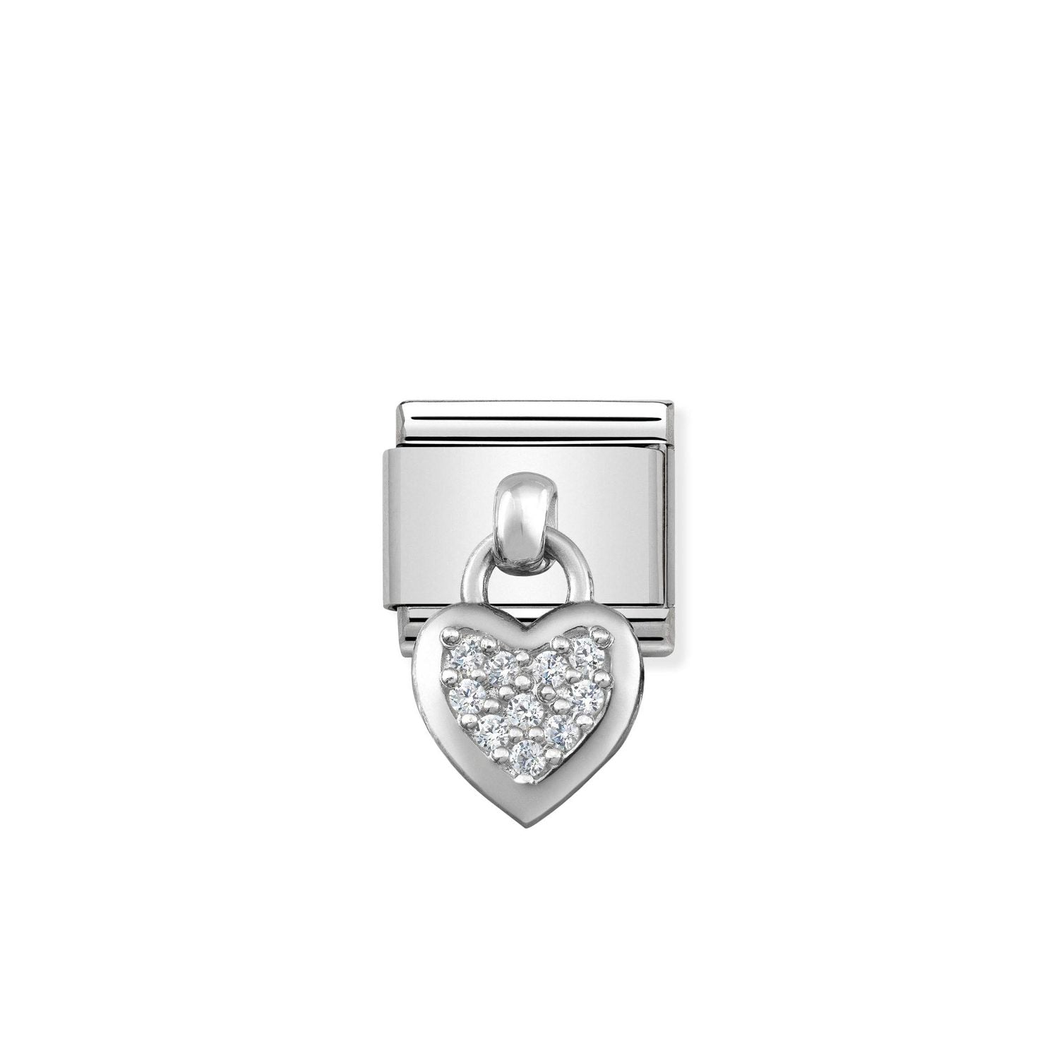 Nomination Classic CHARMS stainless Silver Heart Charm