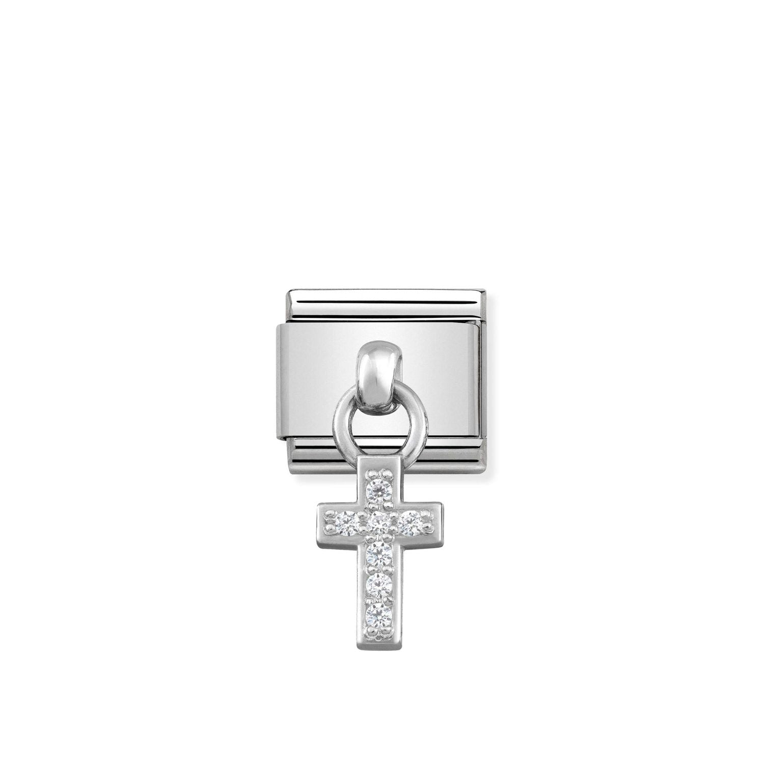 Nomination Classic CHARMS stainless Silver Cross Charm