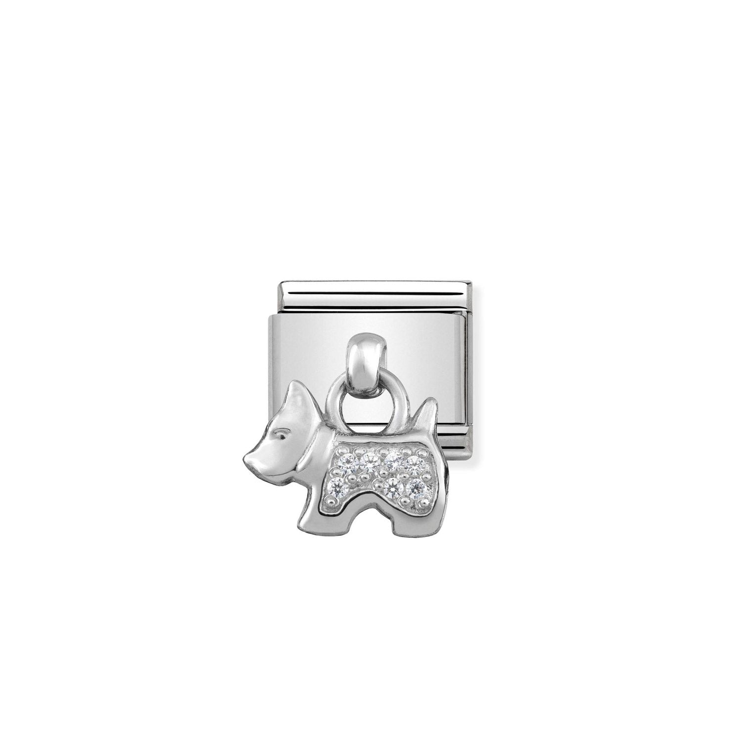 Nomination Classic CHARMS stainless Silver Dog Charm