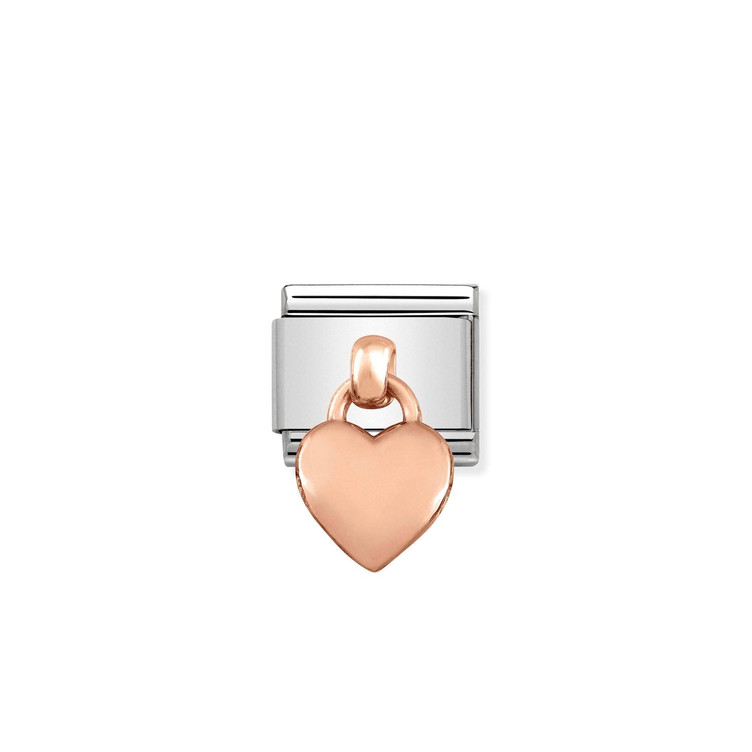 Nomination Classic CHARMS 9ct Rose Gold Heart Charm