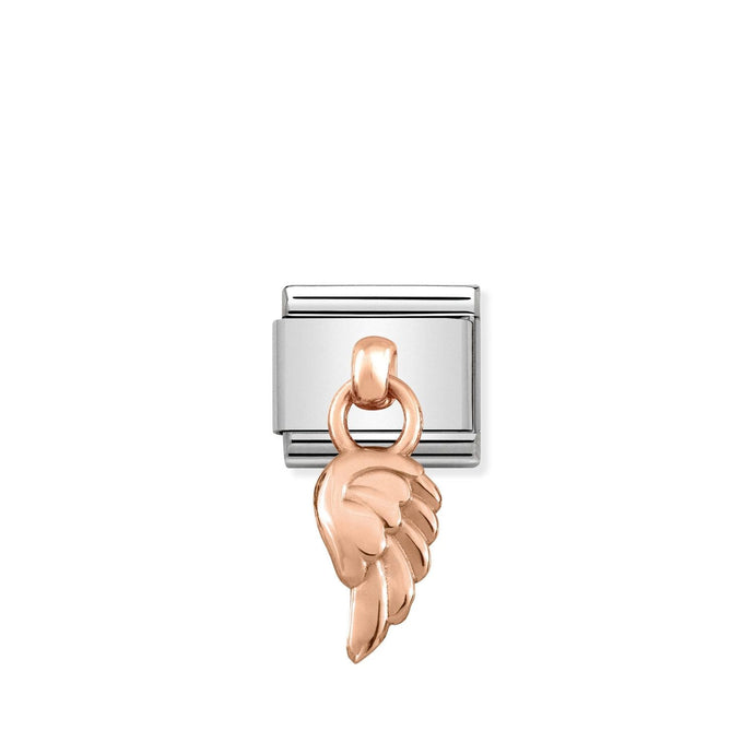 Nomination Classic CHARMS 9ct Rose Gold Wing Charm