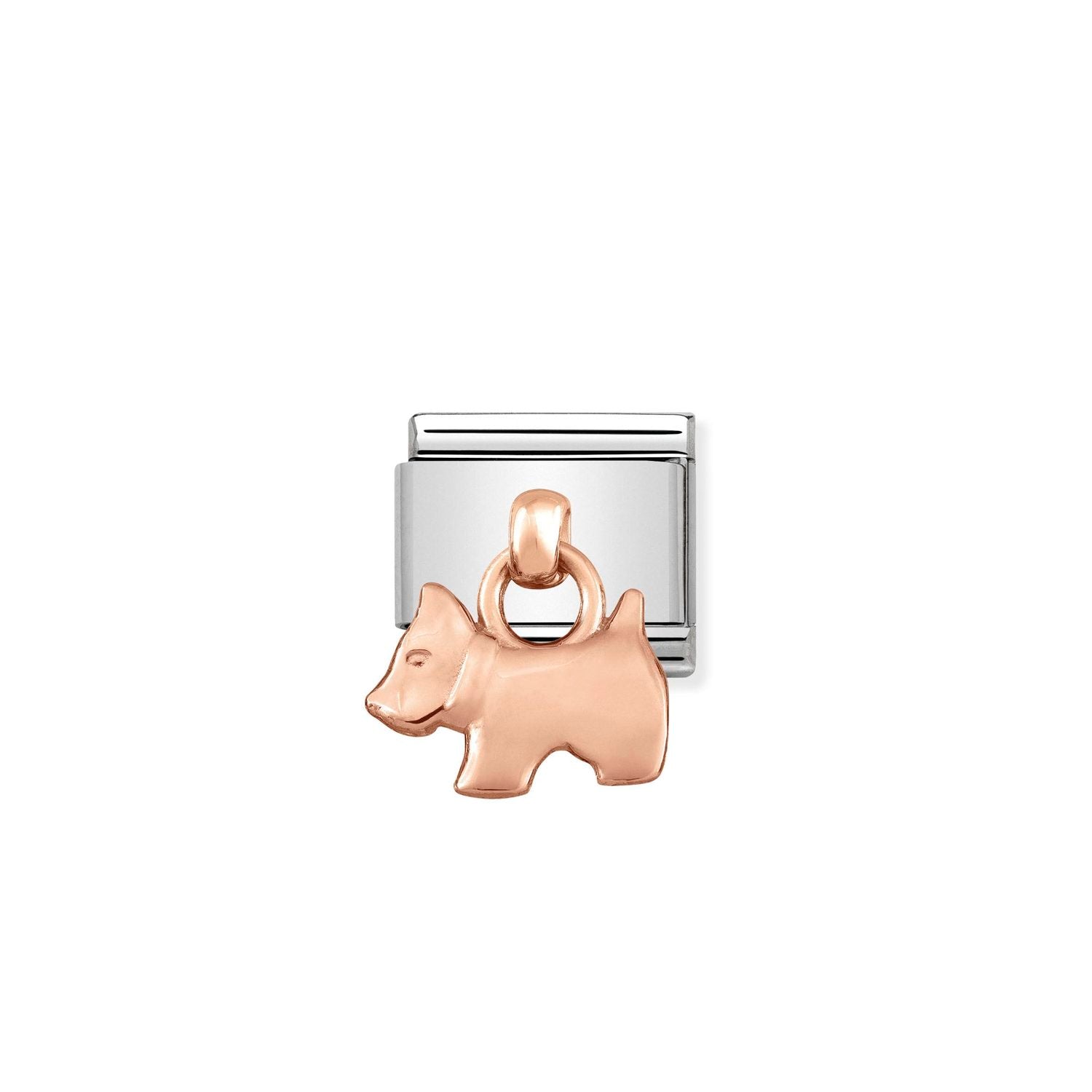 Nomination Classic CHARMS 9ct Rose Gold Dog Charm