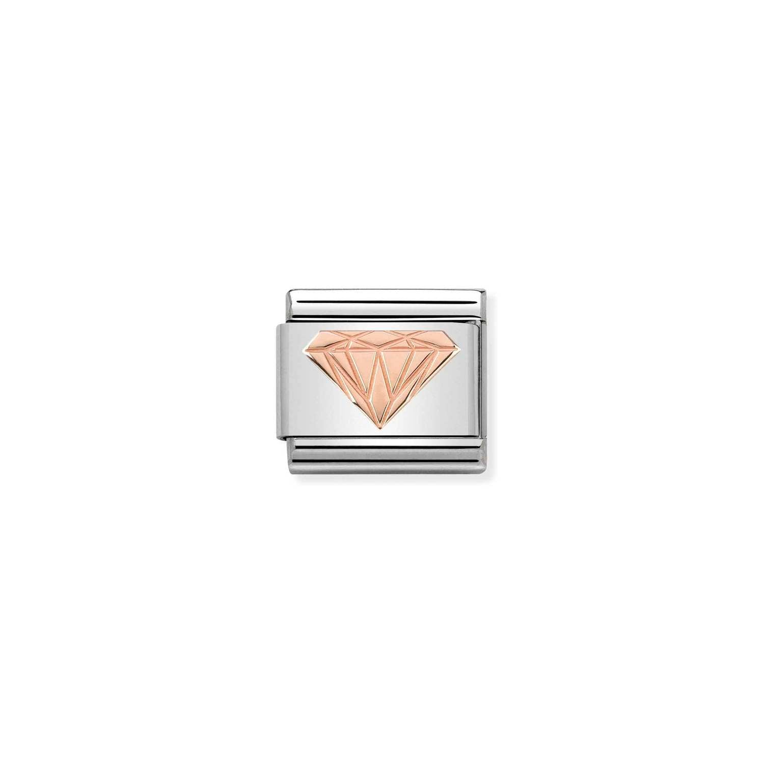 Nomination Classic SYMBOLS 9ct Rose Gold Brilliant Charm