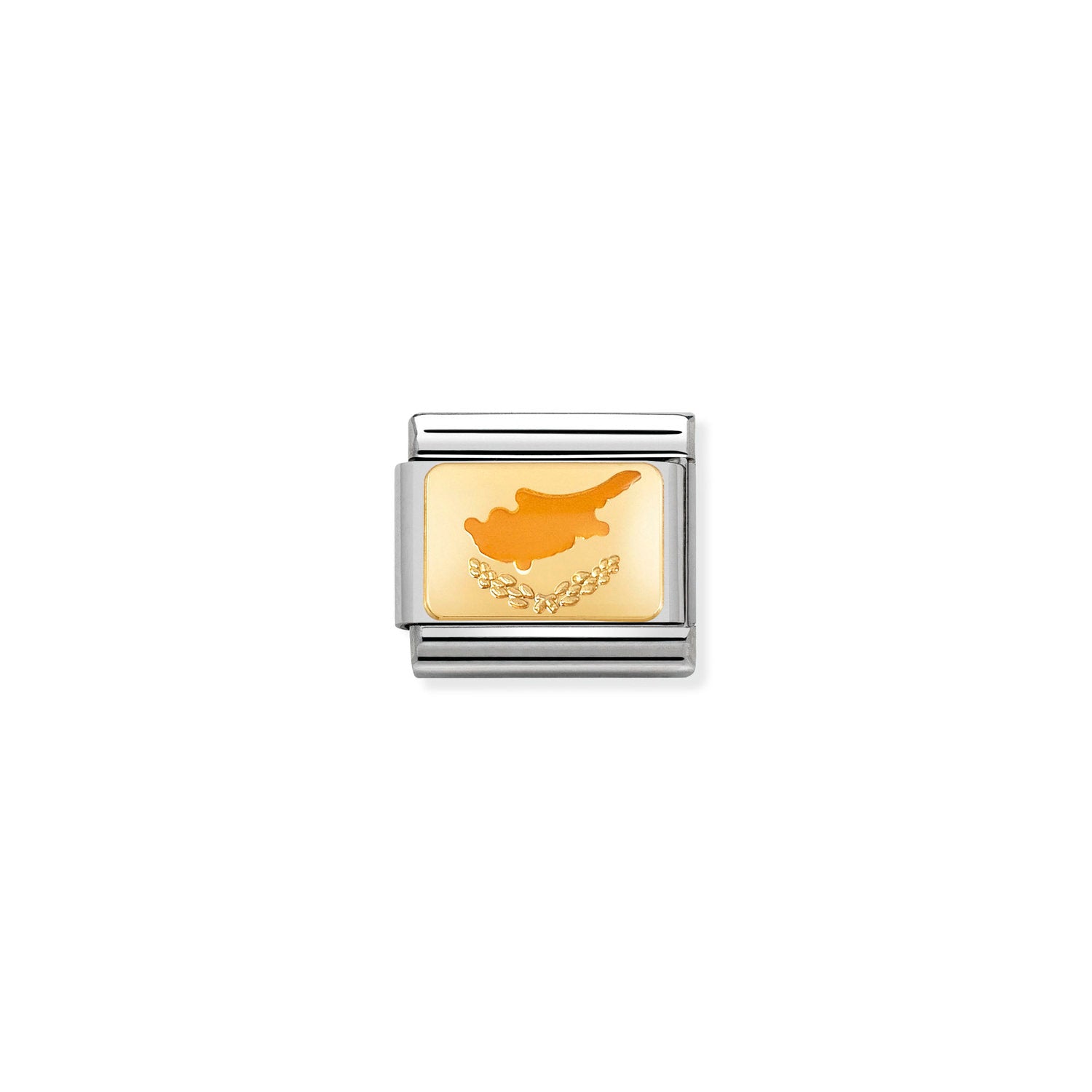 Nomination Classic EUROPE FLAG Gold Cyprus Charm