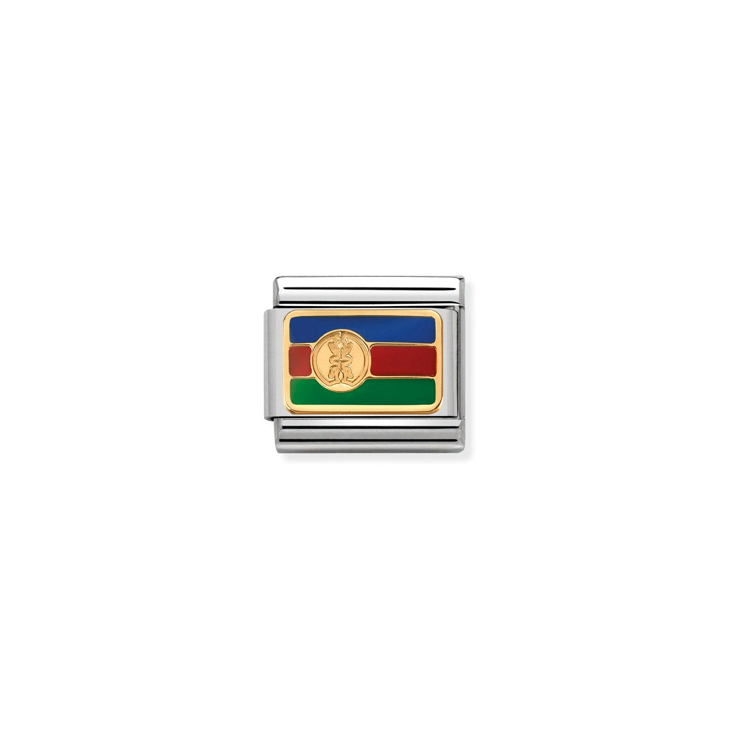 Nomination Classic OCEANIA FLAG Gold NEW CALEDONIA Charm