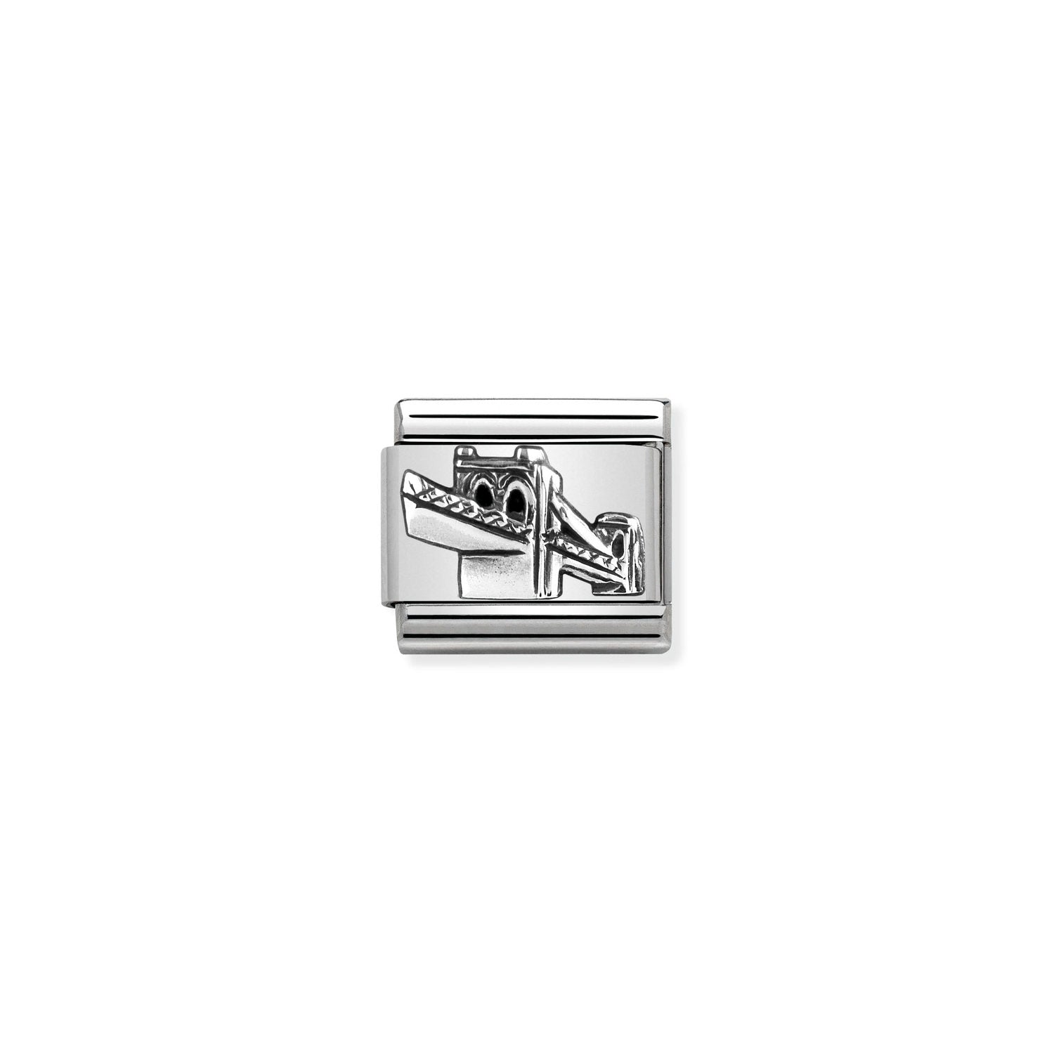 Nomination Classic MONUMENTS RELIEF Silver Skyline Brooklyn Bridge Charm