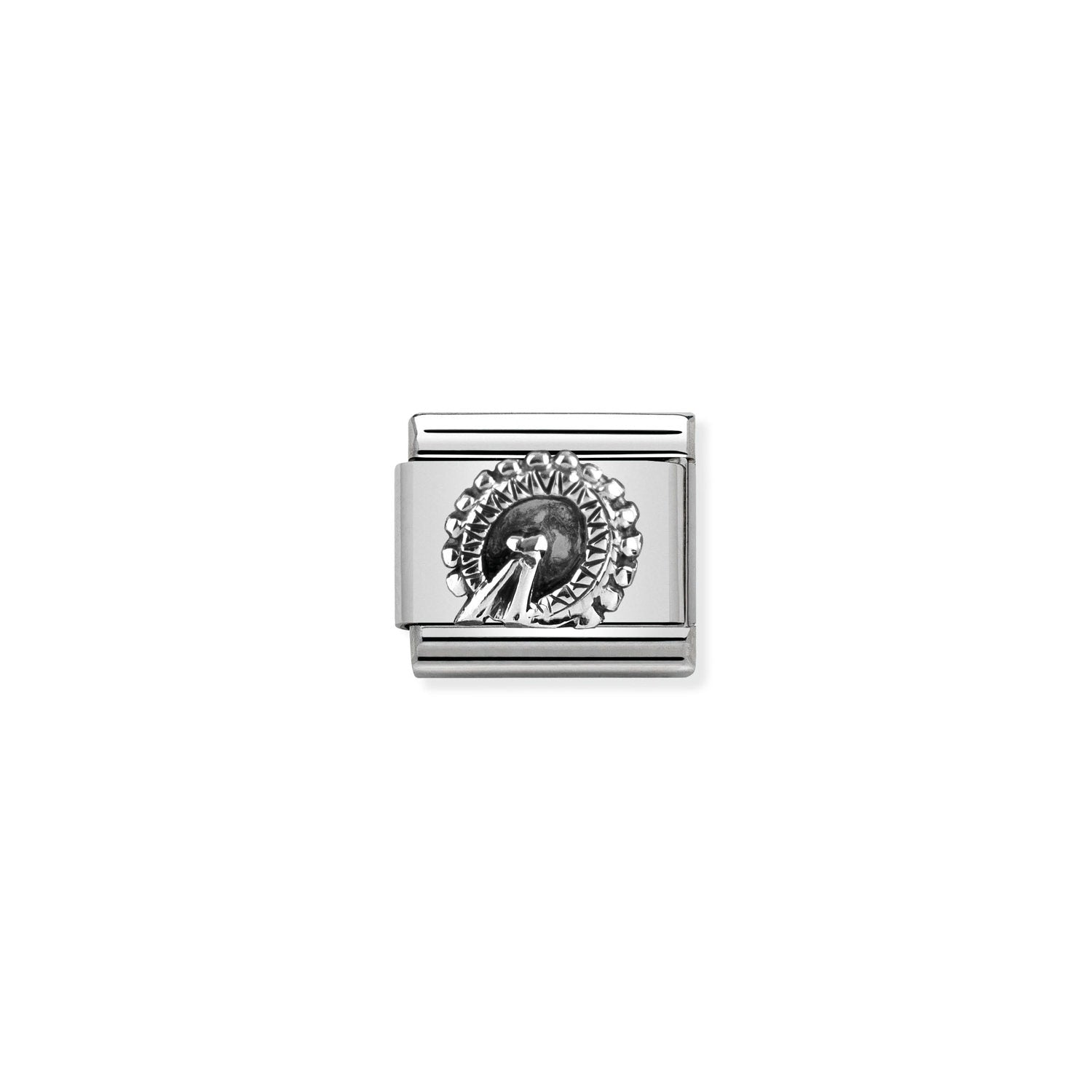 Nomination Classic MONUMENTS RELIEF Silver London eye Charm