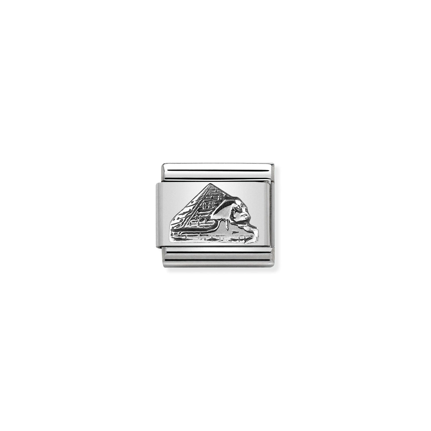 Nomination Classic MONUMENTS RELIEF Silver Pyramid Charm