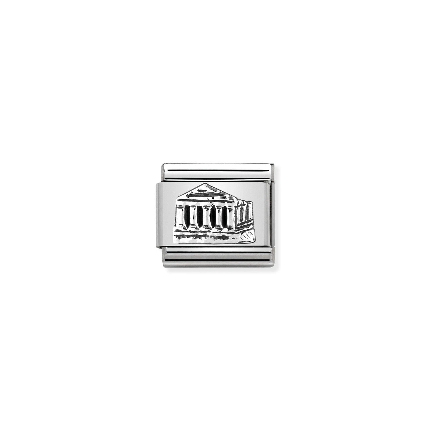 Nomination Classic MONUMENTS RELIEF Silver Parthenon Charm
