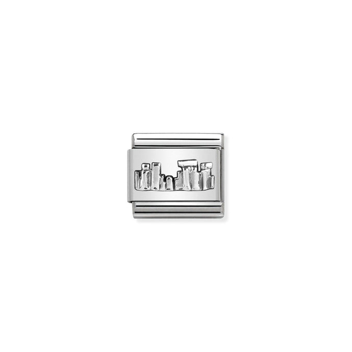 Nomination Classic MONUMENTS RELIEF Silver Stonehenge Charm