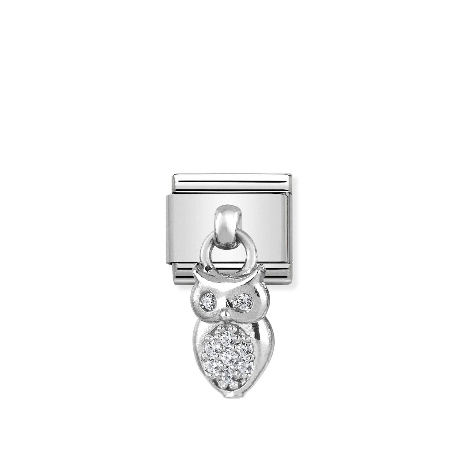 Nomination Classic CHARMS stainless Silver Owl Charm