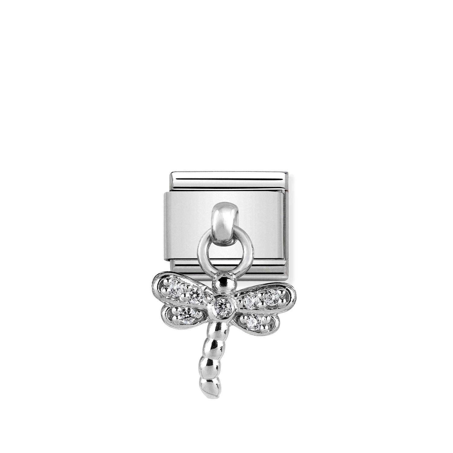 Nomination Classic CHARMS stainless Silver Dragonfly Charm