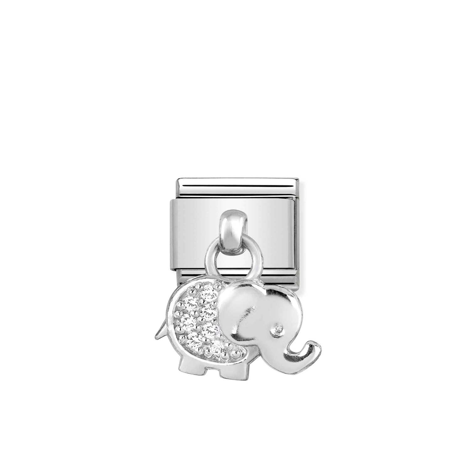 Nomination Classic CHARMS stainless Silver Elephant Charm