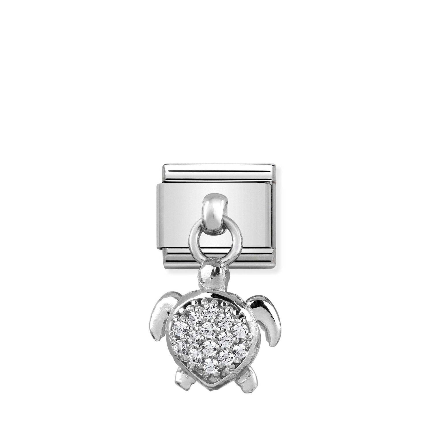 Nomination Classic CHARMS stainless Silver Sea turtle Charm