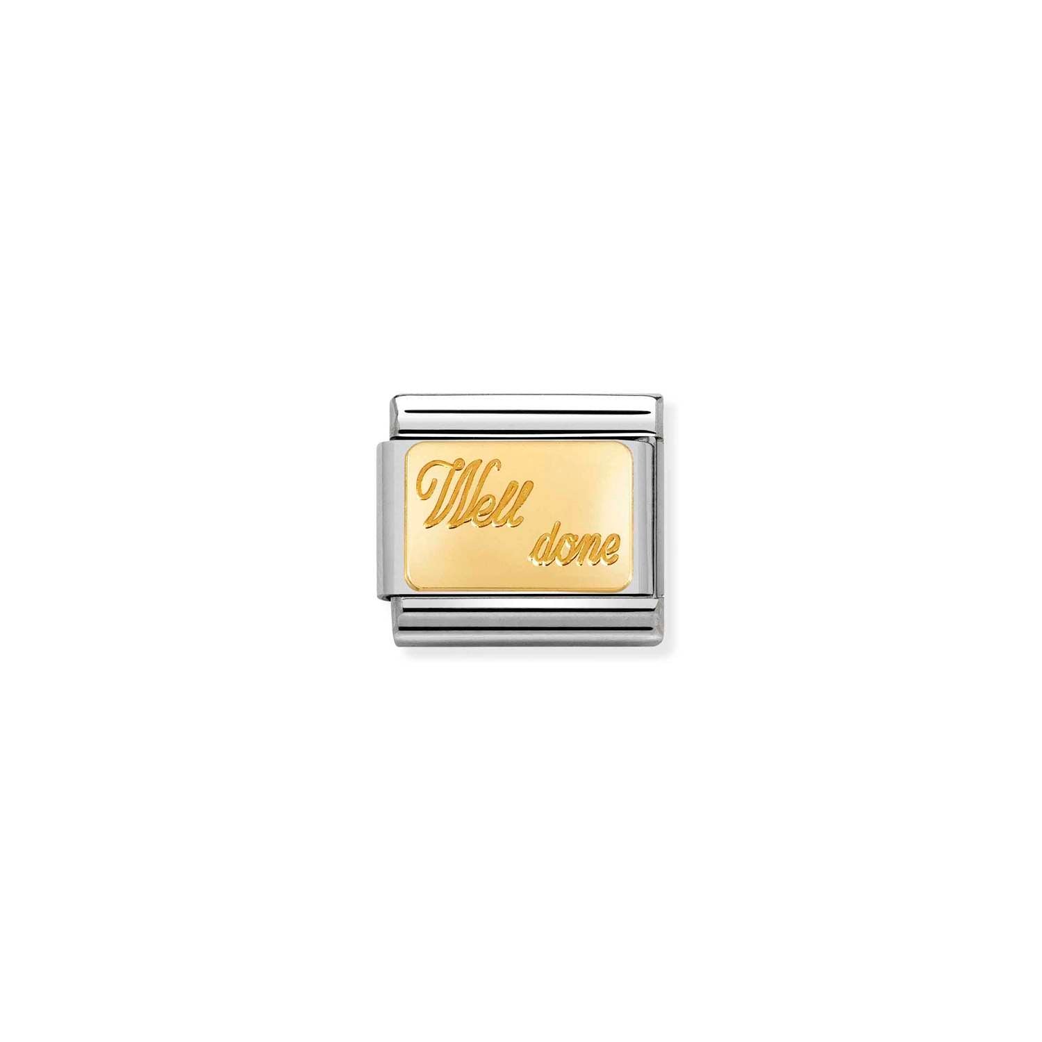 Nomination Classic Gold CUSTOM Well Done Charm
