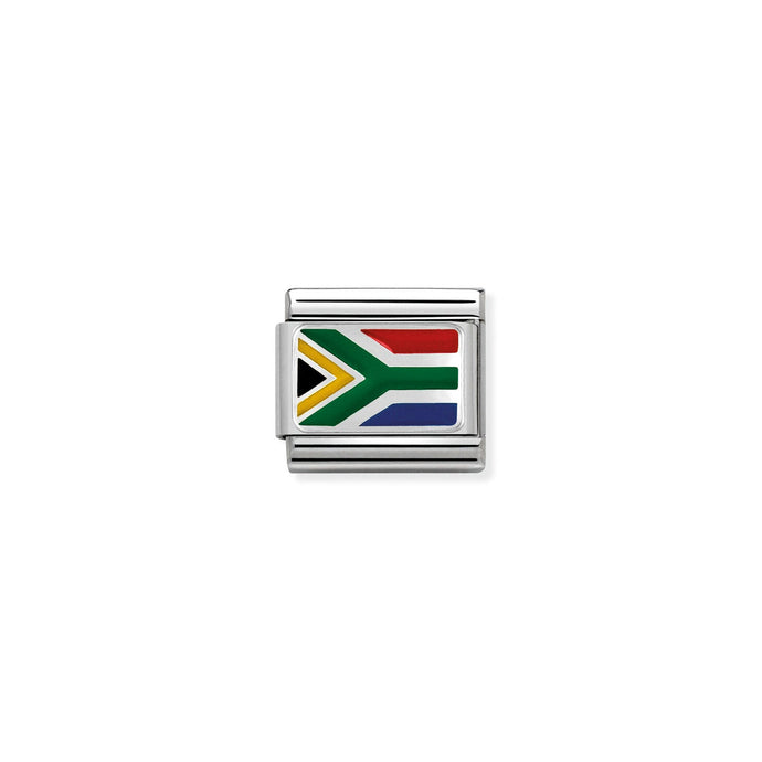 Nomination Classic FLAGS Silver South Africa Charm