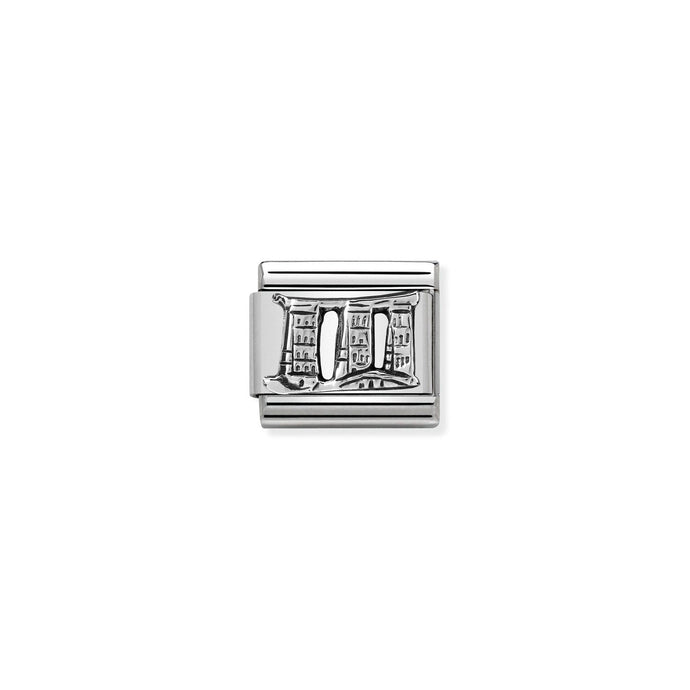 Nomination Classic MONUMENTS RELIEF Silver Marina Bay Charm